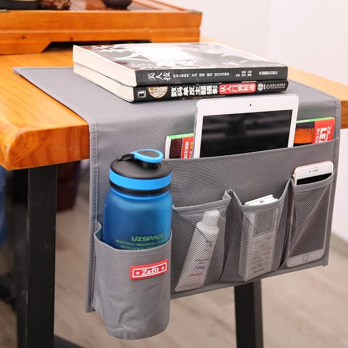 5 Pockets Bedside Caddy, Bedside Storage Organizer - Image 6