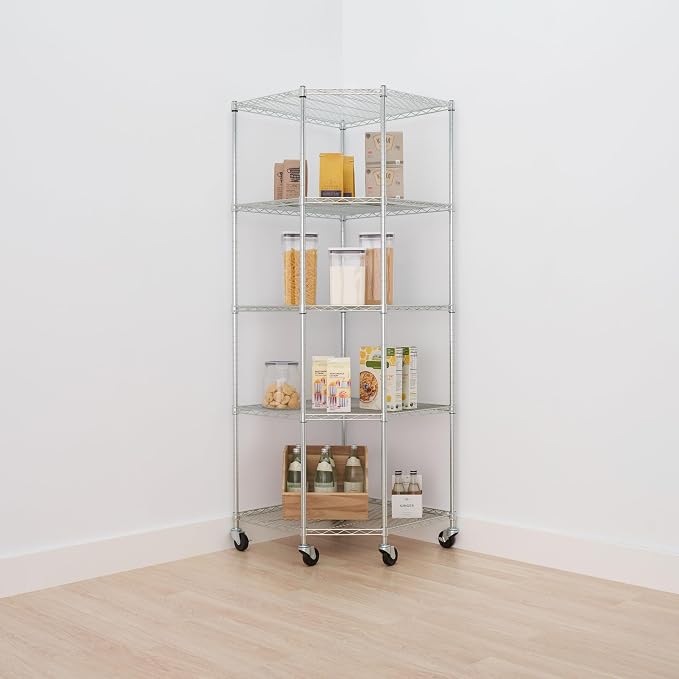 5-Tier Adjustable Wire Shelving - Image 2
