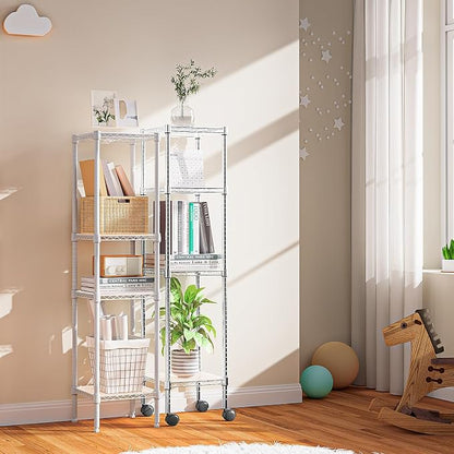 Storage Shelves Adjustable, 4 Tier Shelving Units - Image 8
