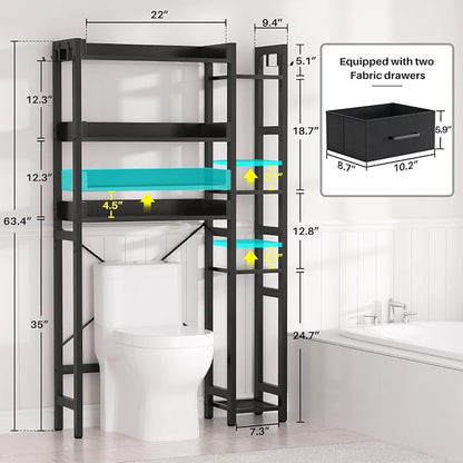 Over The Toilet Storage with 2 Drawers - Image 3