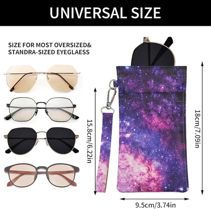 Double Eyeglass Case Soft Dual Glasses Case - Image 2