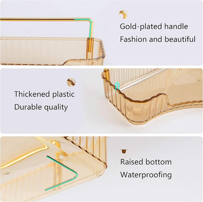 YCIA&DONE Corner Bathroom Counter Organizer, Makeup Organizer - Image 3