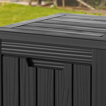 Two 28 Gallon Outdoor Storage Box, Resin Deck Boxes Waterproof, Indoor Outdoor - Image 4