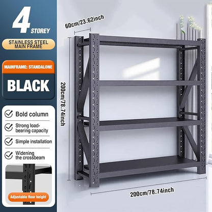 5000lbs78.74, Storage Shelves Garage Metal Shelving Heavy Duty Garage Shelves - Image 2