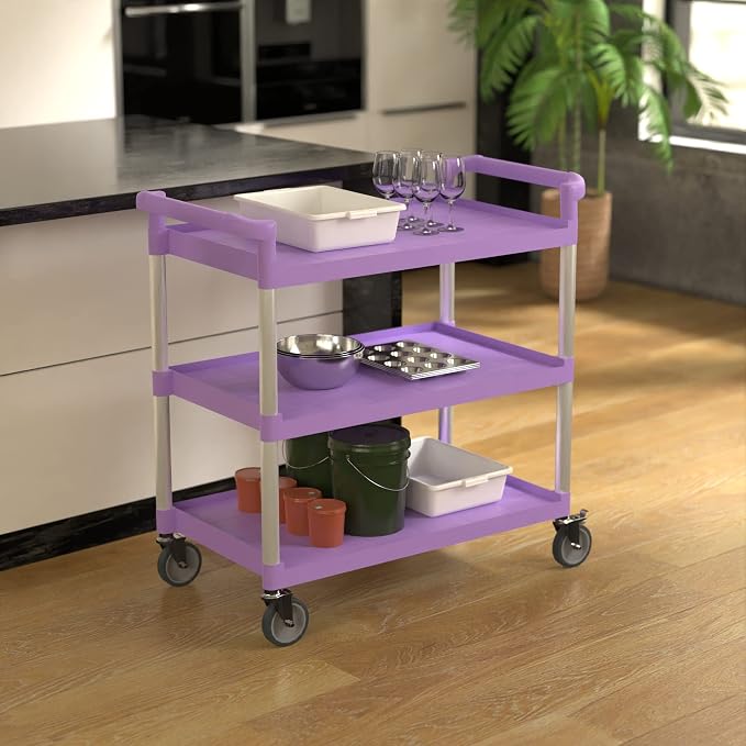 Purple Utility/Bussing Cart - Image 2