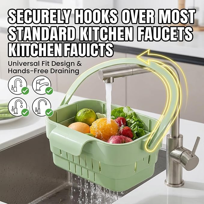Foldable Hanging Sink Drain Basket, Hanging Sink Drain Basket - Image 4