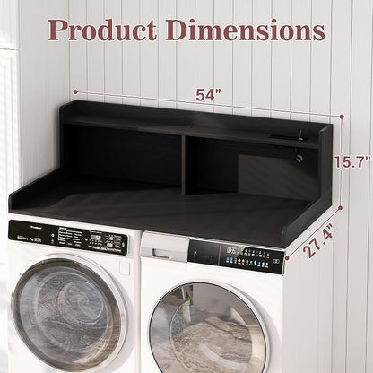 Aheaplus Washer and Dryer Countertop, 2-Tier Laundry Countertop Cover - Image 7