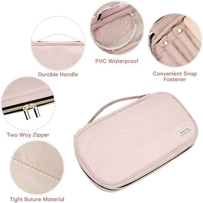 Jewelry Travel Case Organizer for Necklaces, Soft Sided - Image 4