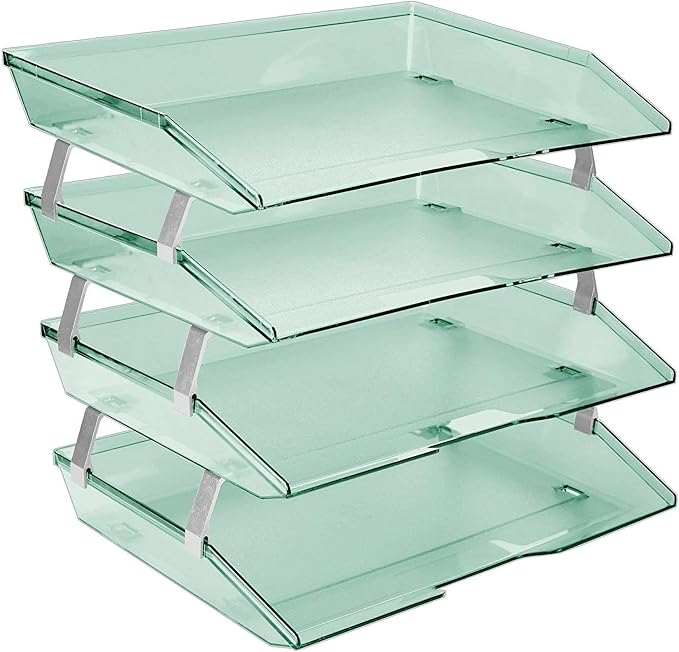 Acrimet Facility 4 Tier Letter Tray, Side Load, Letter Size/A4, Desktop File by Organizingyourlife