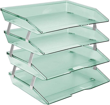 Acrimet Facility 4 Tier Letter Tray, Side Load, Letter Size/A4, Desktop File by Organizingyourlife