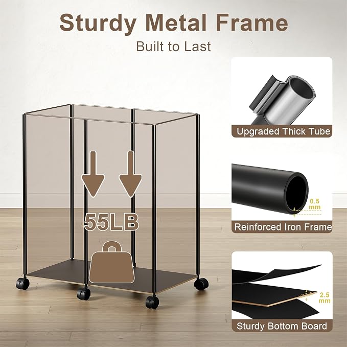 140L Double Laundry Hamper - Image 4