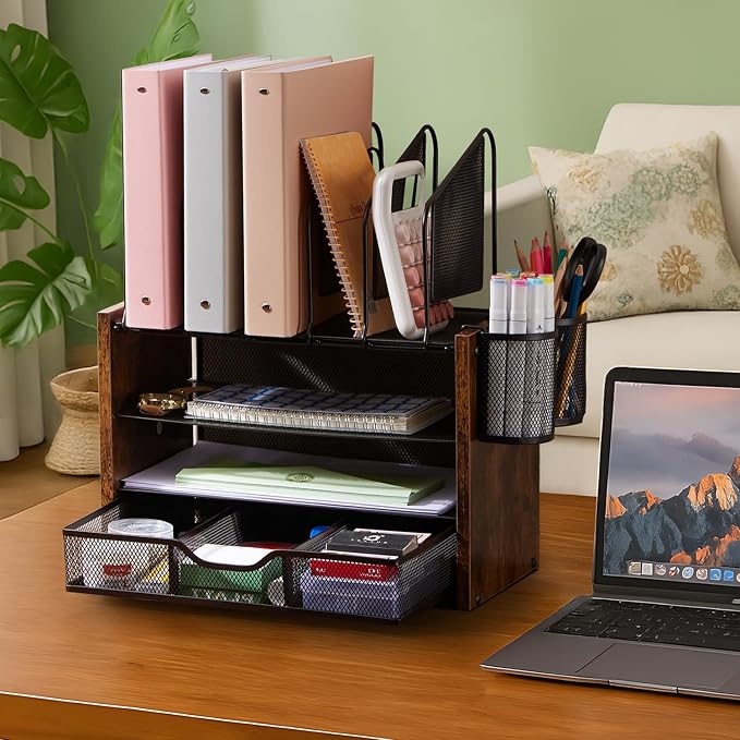 Y YOMA Mesh Desk Organizer - Image 2