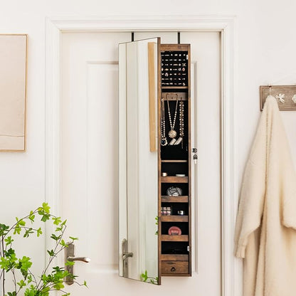 Giantex Wall Door Mounted Jewelry Armoire Cabinet - Image 7