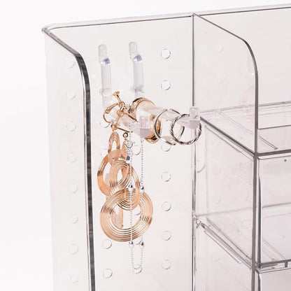 Cabbrix 3 Tier Clear Makeup Organizer - Image 7