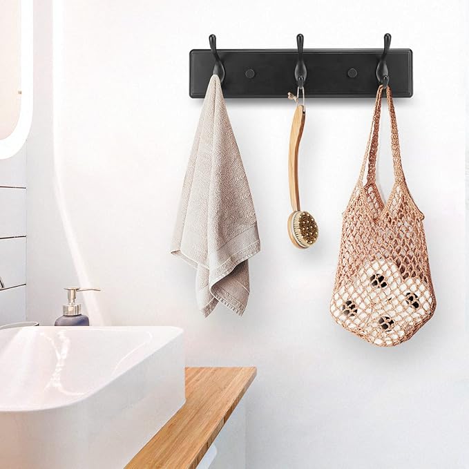 Wooden Coat Rack, Wall-Mounted Organizer - Image 5