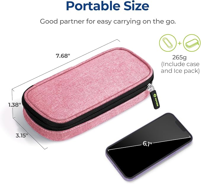AUVON Insulin Cooler Travel Case - Image 8