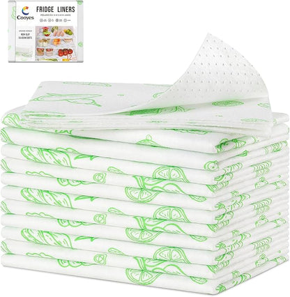Cooyes Refrigerator Drawe Liners Super Absorbent Fridge Bin Mats Keep Produce by Cooyes