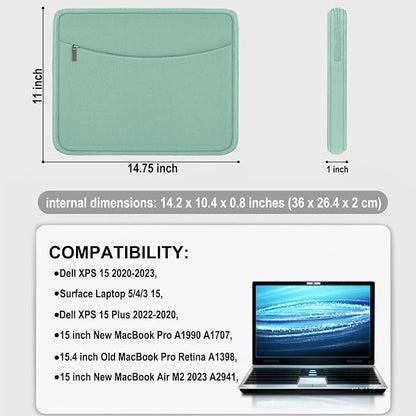 Laptop Sleeve 14 inch, Shockproof Protective Laptop Cover Briefcase Carrying - Image 4