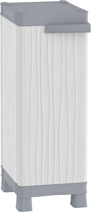 Terry, Base 350 UW, Cabinet 2 Internal Shelves. Color: Gray, Material: Plastic by Terry