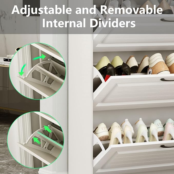 Shoe Cabinet Storage for Entryway - Image 5