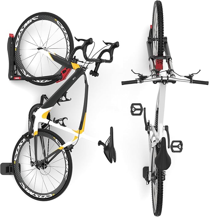 TORACK BIKEPAL Space Saving Wall Mounted Swivel Bike Racks, Vertical Bike Wall - Image 9