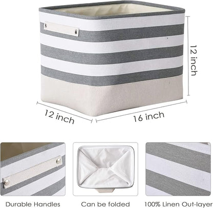 TheWarmHome Extra Large Cube Storage Bins Baskets - Image 6