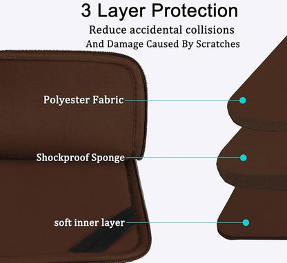 Laptop Sleeve Bag 15.6 inch, Shockproof Protective Computer Carrying Cover - Image 4