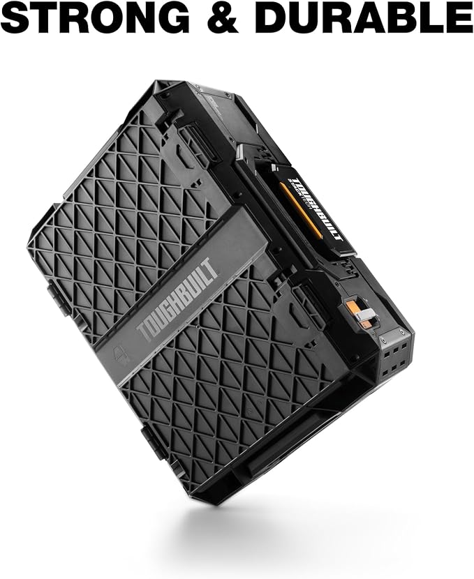 ToughBuilt – StackTech Lockable Tool Box, Modular Storage - Image 9