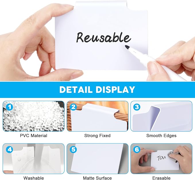 33PCS Basket Labels Clip On, 30 Labels - Image 3