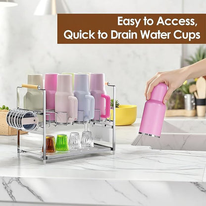 Housolution Water Bottle Organizer Drying Rack - Image 3