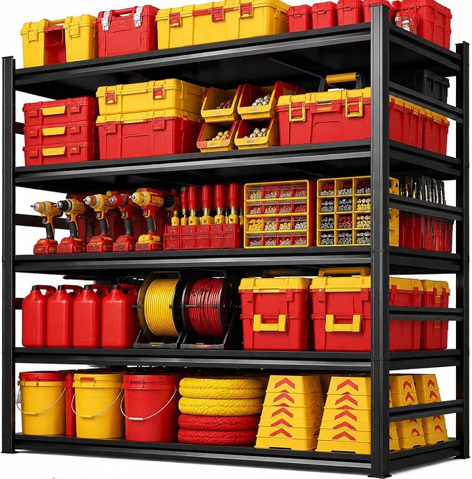 Garage Shelving, 3300 LBS Storage Shelves by Beaunatixx