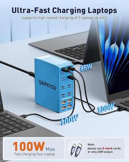 USB Charging Station, 12-Port USB C Charger Block - Image 3