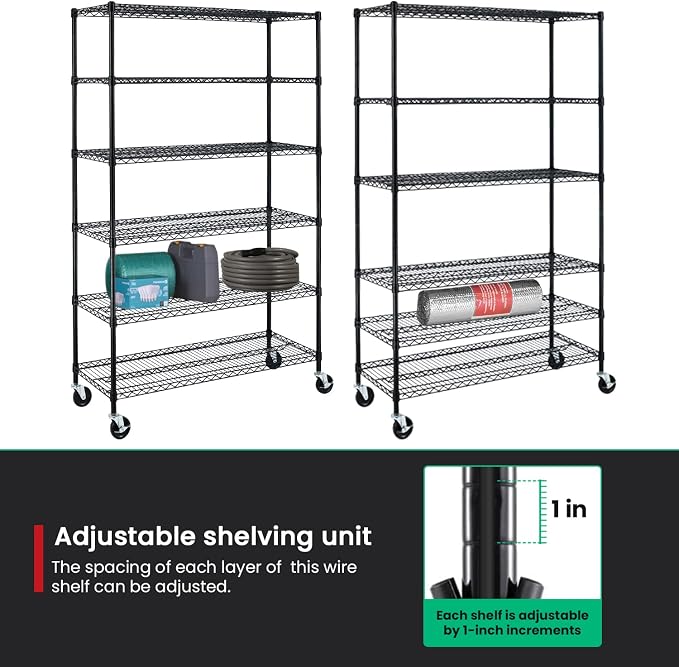 PayLessHere | 6-Tier Wire Shelf - Image 5