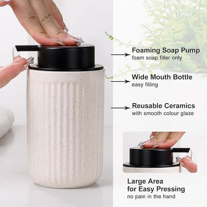 BosilunLife Ceramic Bathroom Accessories Set - Image 2