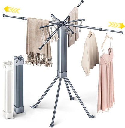 BIREN Clothes Drying Rack Foldable Extending Laundry Rack by BIREN