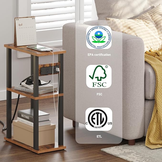 TUTOTAK Small Narrow Side Table - Image 5