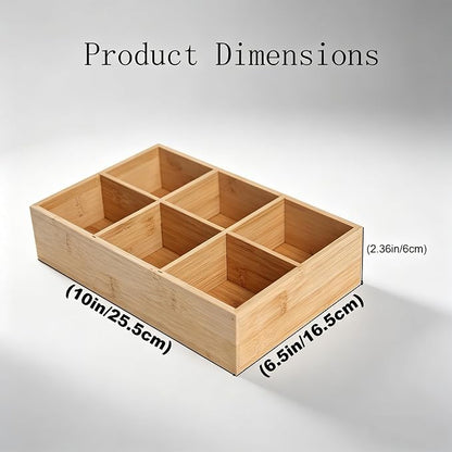 2 Pack Bamboo Desk Organizer - Image 4