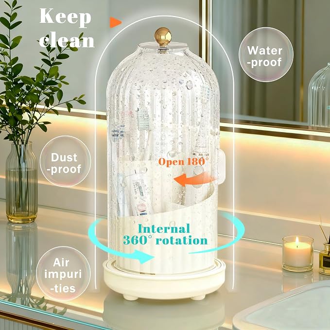 Multifunctional Rotating Toothbrush Holders - Image 4