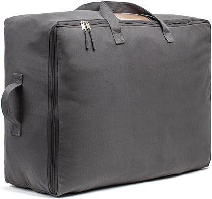 Soft Canvas Storage Bags with Zipper. Thick Breathable by VeraMia