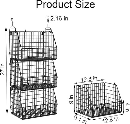 PUPPYCUTE Stackable Wire Storage Baskets - Image 7