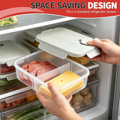 Meat and Cheese Container for Fridge, Deli Meat Container for Fridge Organizers - Image 4