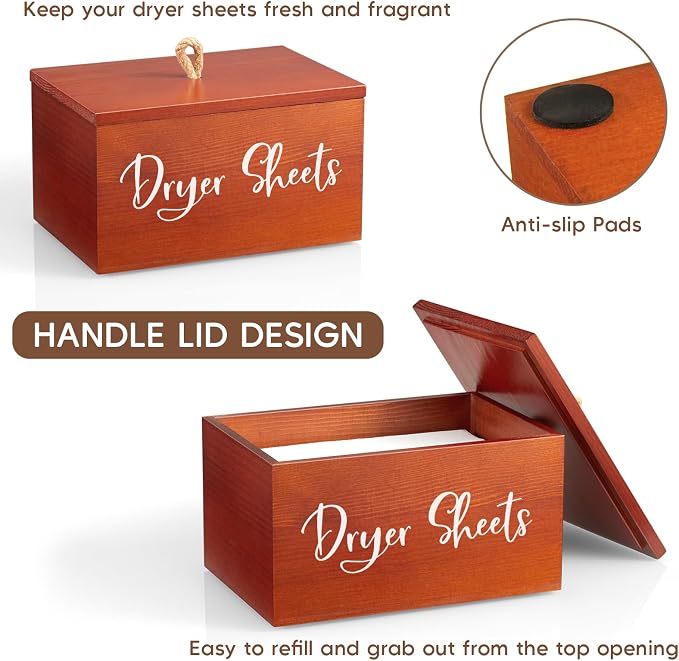 Wood Dryer Sheet Holder - Image 3