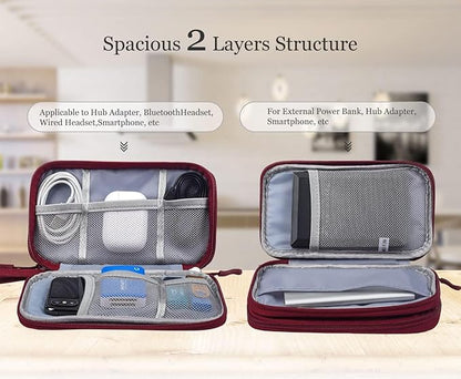 CAOODKDK Electronics Accessories Organizer Pouch Bag, Travel Universal Organizer - Image 3