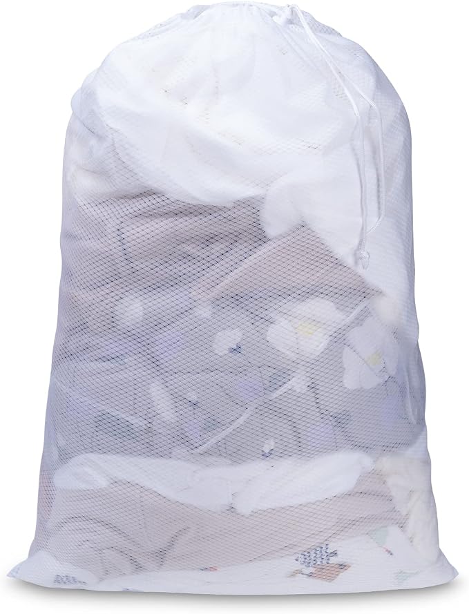 Meowoo Large Mesh Laundry Bag, 24×36inch Heavy Duty Mesh Laundry Bags by MeowooOfficial