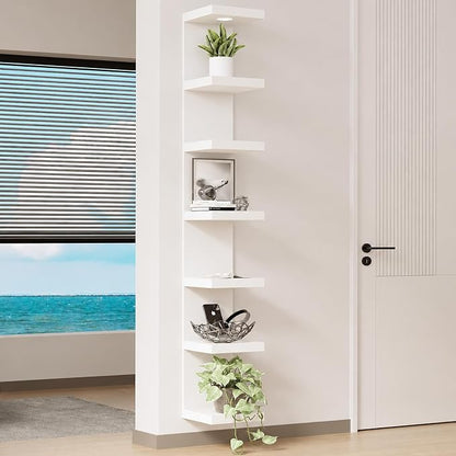LitaEther Versatile 7 Tier Wall Shelf Unit, Display Floating Shelf - Image 7
