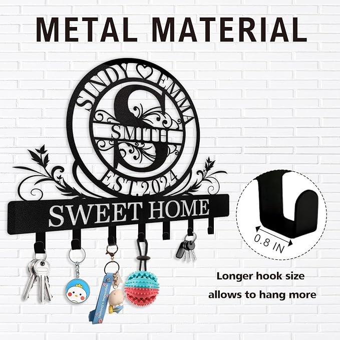 Personalized Key Holder for Wall - Image 8
