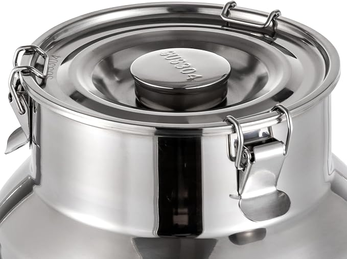 Milk Can Barrel Stainless Steel Beverage Drink Dispenser Large Capacity Storage - Image 7