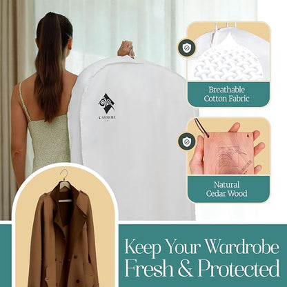 Premium 40” Short Cotton Garment Bag - Image 2