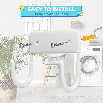 BiJun Ironing Board Holder Wall Mount, Ironing Board Hanger - Image 6