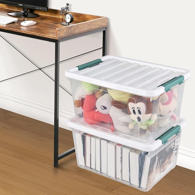 6 Pack 35 Quarts Large Storage Bin - Image 5